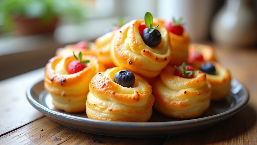 Cheese Puff Pastry Bites