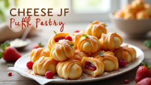 Cheese Puff Pastry Bites