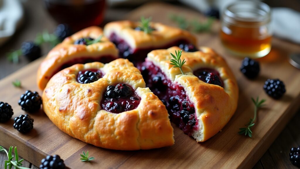 Blackberry Cobbler Focaccia